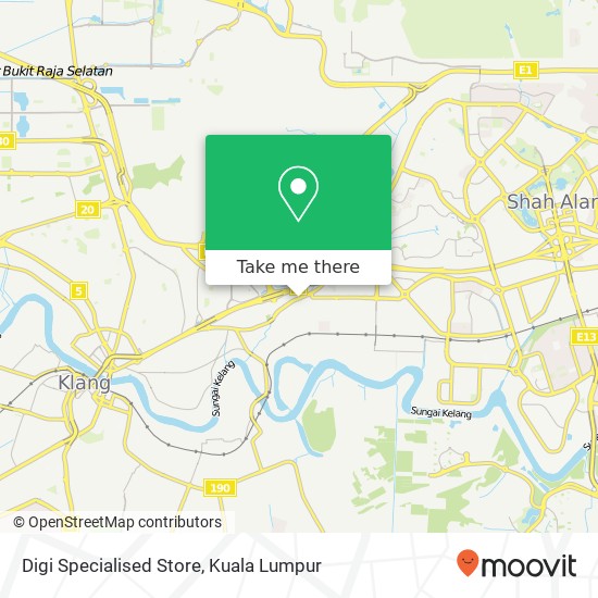 Digi Specialised Store map