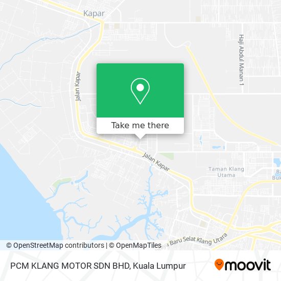 PCM KLANG MOTOR SDN BHD map