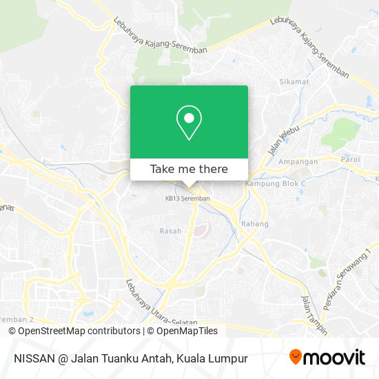 NISSAN @ Jalan Tuanku Antah map