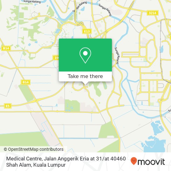 Peta Medical Centre, Jalan Anggerik Eria at 31 / at 40460 Shah Alam