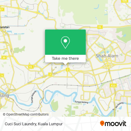 Cuci Suci Laundry map