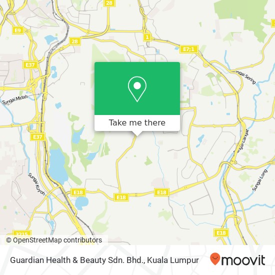 Guardian Health & Beauty Sdn. Bhd. map