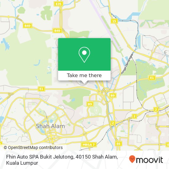 Fhin Auto SPA Bukit Jelutong, 40150 Shah Alam map