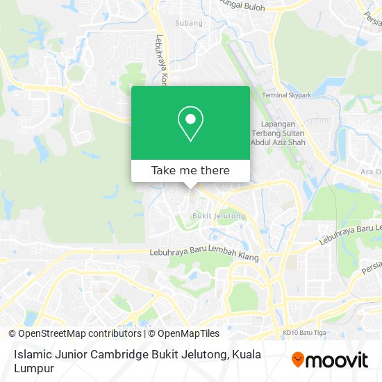 Islamic Junior Cambridge Bukit Jelutong map
