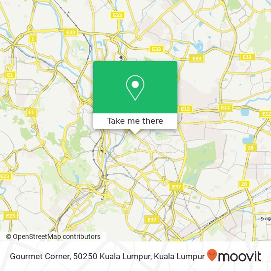 Gourmet Corner, 50250 Kuala Lumpur map