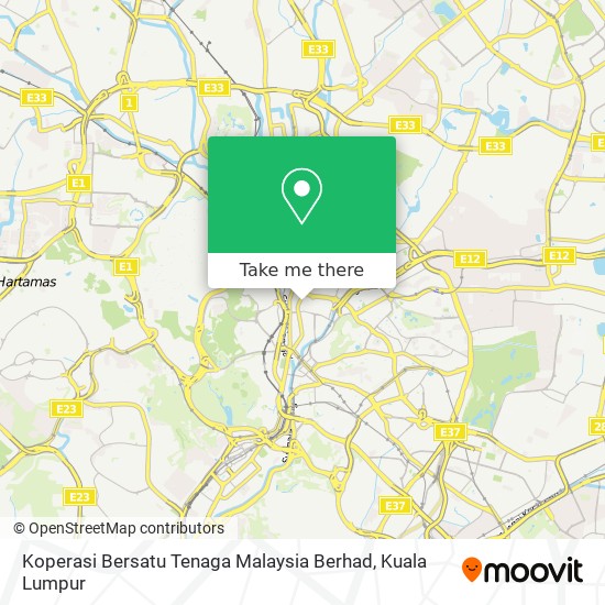 How to get to Koperasi Bersatu Tenaga Malaysia Berhad in Kuala 