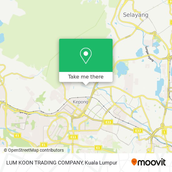 LUM KOON TRADING COMPANY map