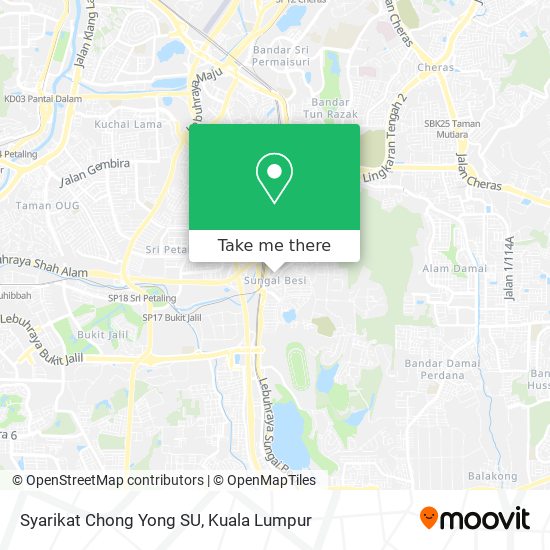 Syarikat Chong Yong SU map