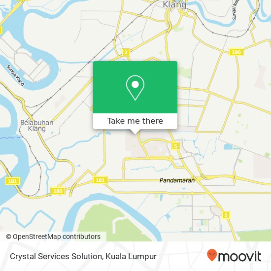 Crystal Services Solution map