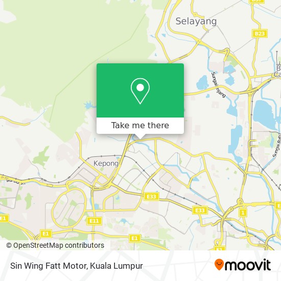 Sin Wing Fatt Motor map