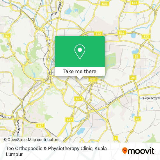 Teo Orthopaedic & Physiotherapy Clinic map