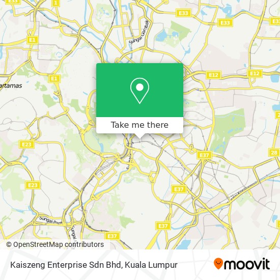 Kaiszeng Enterprise Sdn Bhd map
