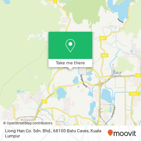 Liong Han Co. Sdn. Bhd., 68100 Batu Caves map