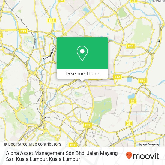 Alpha Asset Management Sdn Bhd, Jalan Mayang Sari Kuala Lumpur map