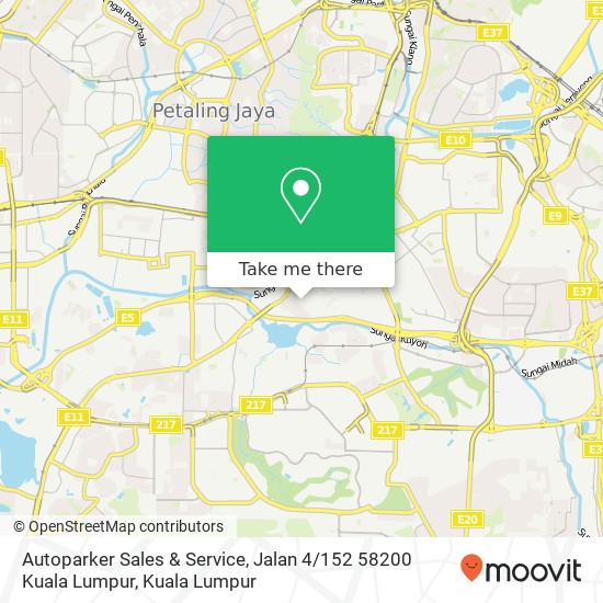 Autoparker Sales & Service, Jalan 4 / 152 58200 Kuala Lumpur map