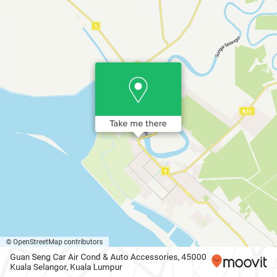 Guan Seng Car Air Cond & Auto Accessories, 45000 Kuala Selangor map