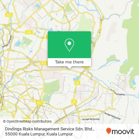 Dindings Risks Management Service Sdn. Bhd., 55000 Kuala Lumpur map