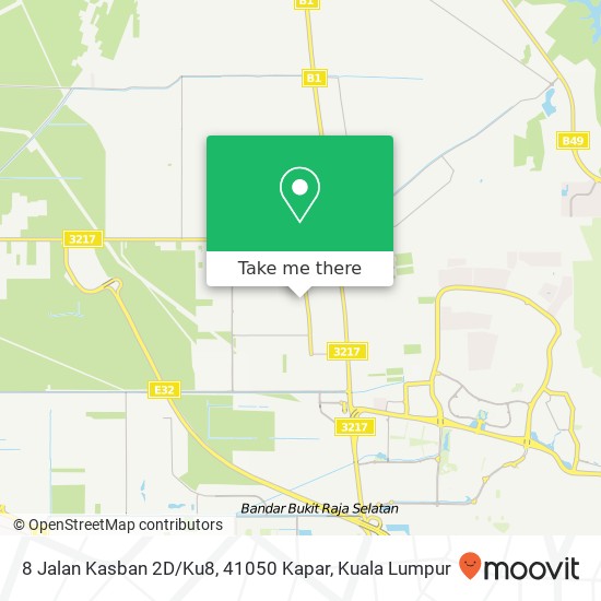 8 Jalan Kasban 2D / Ku8, 41050 Kapar map