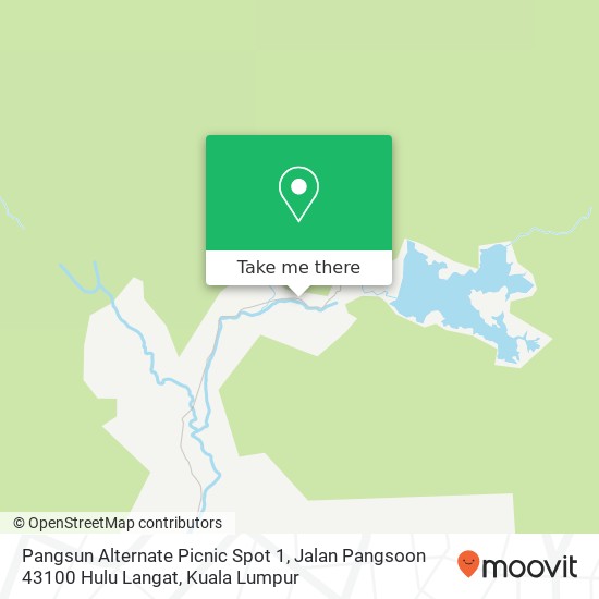 Pangsun Alternate Picnic Spot 1, Jalan Pangsoon 43100 Hulu Langat map
