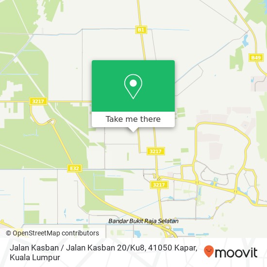 Jalan Kasban / Jalan Kasban 20 / Ku8, 41050 Kapar map