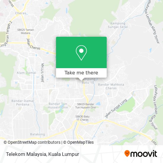 Telekom Malaysia map
