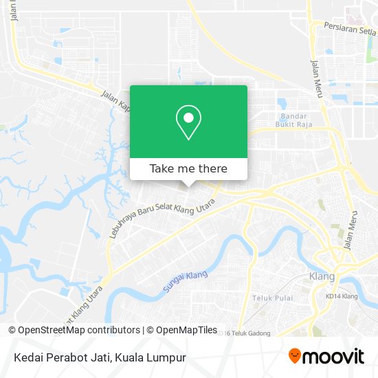 Peta Kedai Perabot Jati