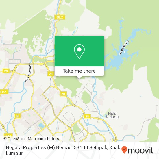 Negara Properties (M) Berhad, 53100 Setapak map