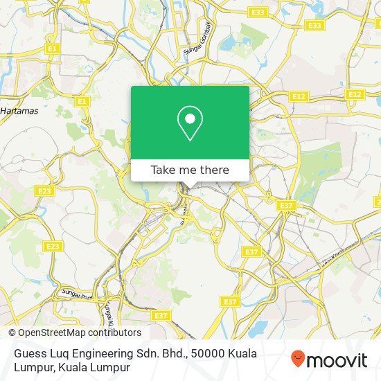 Guess Luq Engineering Sdn. Bhd., 50000 Kuala Lumpur map