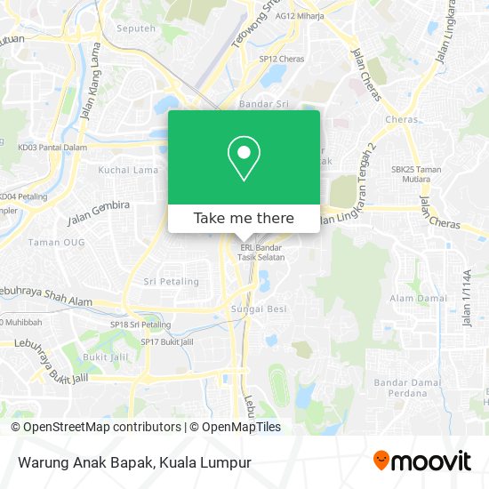 Peta Warung Anak Bapak