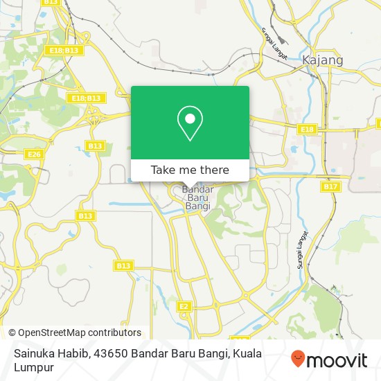 Sainuka Habib, 43650 Bandar Baru Bangi map