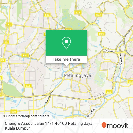 Cheng & Assoc, Jalan 14 / 1 46100 Petaling Jaya map