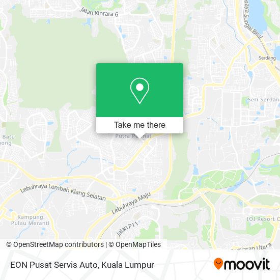 Peta EON Pusat Servis Auto