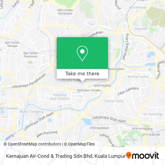 Kemajuan Air-Cond & Trading Sdn Bhd map