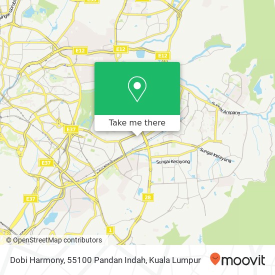 Dobi Harmony, 55100 Pandan Indah map