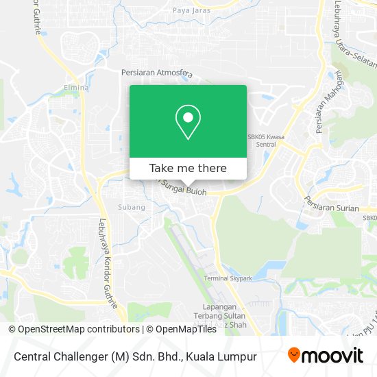 Central Challenger (M) Sdn. Bhd. map