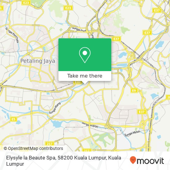 Elysyle la Beaute Spa, 58200 Kuala Lumpur map