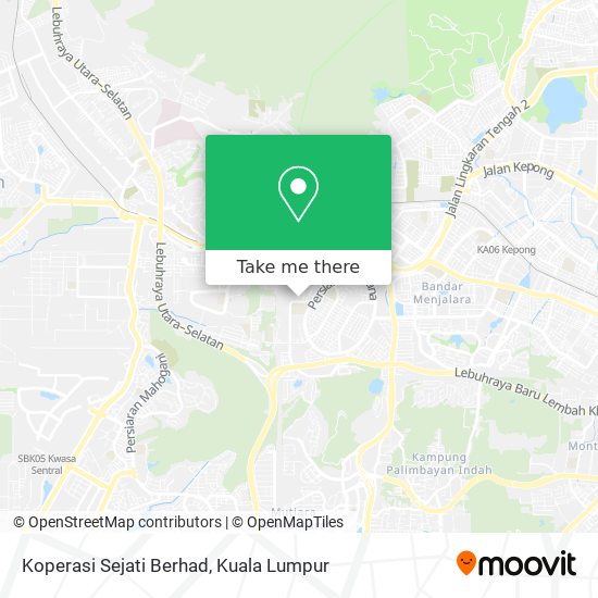 Koperasi Sejati Berhad map