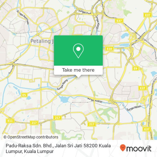 Padu-Raksa Sdn. Bhd., Jalan Sri Jati 58200 Kuala Lumpur map