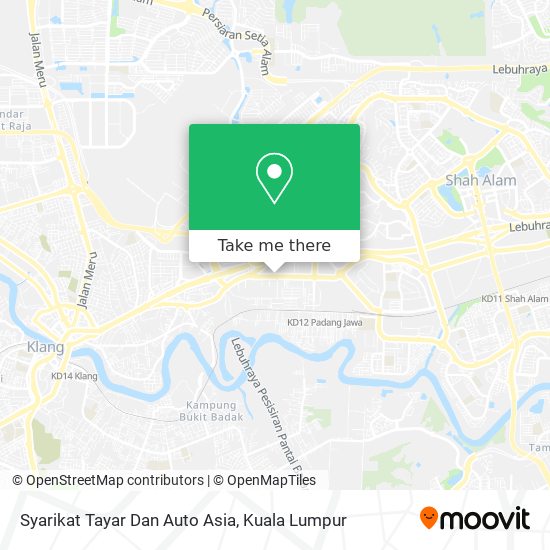 Peta Syarikat Tayar Dan Auto Asia