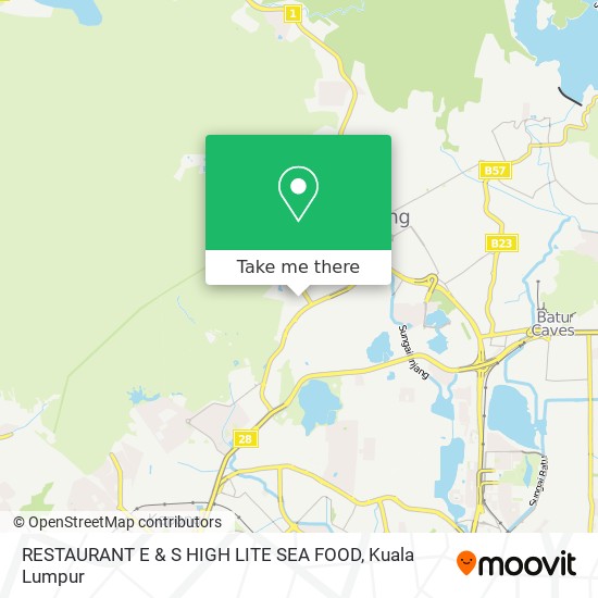 RESTAURANT E & S HIGH LITE SEA FOOD map