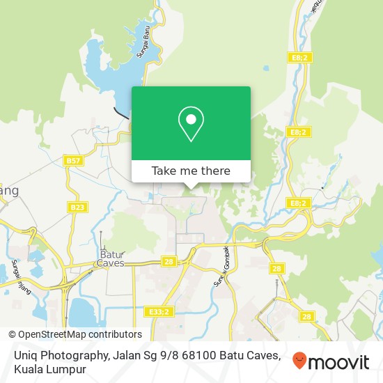 Uniq Photography, Jalan Sg 9 / 8 68100 Batu Caves map