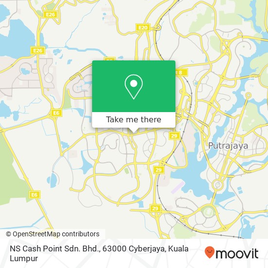 NS Cash Point Sdn. Bhd., 63000 Cyberjaya map