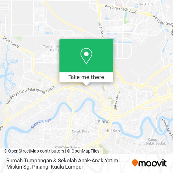 Peta Rumah Tumpangan & Sekolah Anak-Anak Yatim Miskin Sg. Pinang