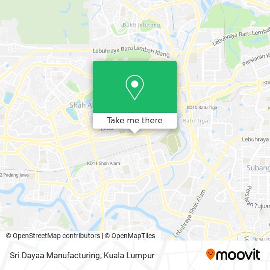 Sri Dayaa Manufacturing map