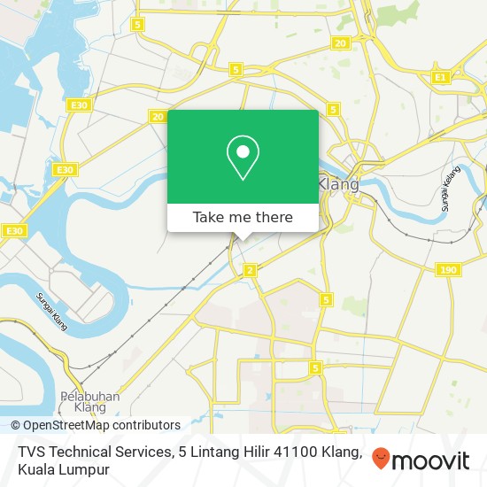 TVS Technical Services, 5 Lintang Hilir 41100 Klang map