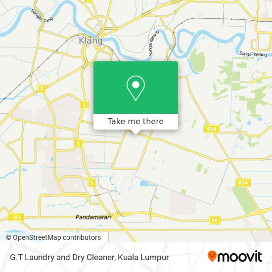 G.T Laundry and Dry Cleaner map
