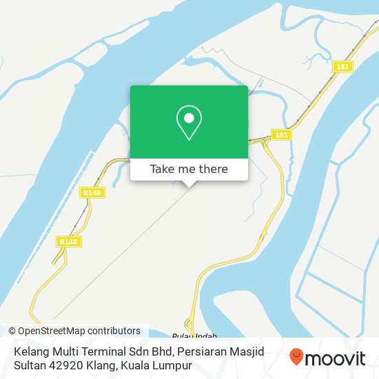 Peta Kelang Multi Terminal Sdn Bhd, Persiaran Masjid Sultan 42920 Klang