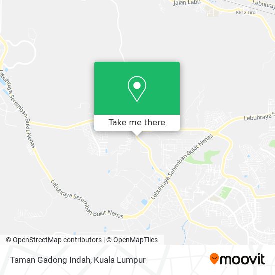 Taman Gadong Indah map