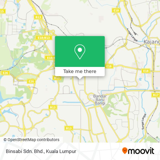 Binsabi Sdn. Bhd. map