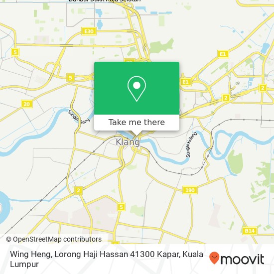 Wing Heng, Lorong Haji Hassan 41300 Kapar map